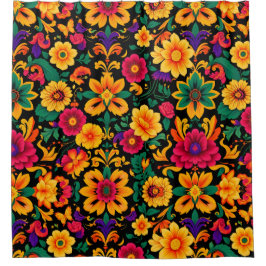 マクシマリストのジャングルシャワーカーテン シャワーカーテン