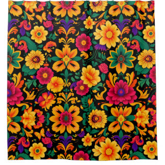 マクシマリストのジャングルシャワーカーテン シャワーカーテン