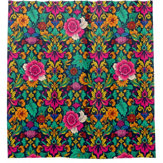 マクシマリストの夢の風景シャワーカーテン シャワーカーテン (正面)