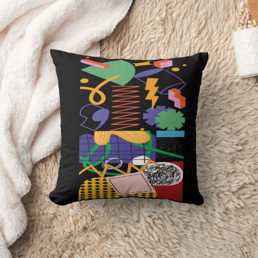 マクシマリストアートインスパイアデザイン クッション (ブランケット)