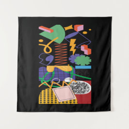 マクシマリストアートインスパイアデザイン タペストリー