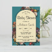 マクシマリストジュエルトーンベビーシャワー招待状 招待状 (スタンド正面)