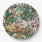 マクシマリストドリームヴィンテージダークフローラ ペーパープレート (正面)