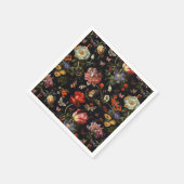 マクシマリストバロックフローラ スタンダードカクテルナプキン (角)