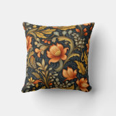 マクシマリストフォークアートフローラ絵画トレ クッション (裏面)