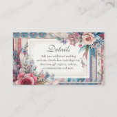 マクシマリストフローラシャビーカントリーヴィンテージ詳細 エンクロージャーカード (正面)