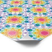 マクシマリストレインボーフローラ噴水アールデコファン ポスター (コーナー)