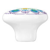 マクシマリストレインボーフローラ噴水ドットマンダラ セラミックノブ (側面)