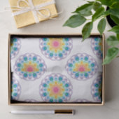 マクシマリストレインボーフローラ噴水水玉模様クラフト 薄葉紙 (ギフト)