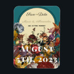 マクシマリスト宝石トーンウェディング日付を保存 マグネット<br><div class="desc">誰もが忘れられない日付カードを保存して、あなたの特別な日をメモすることを確認！</div>