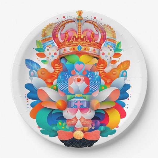 マクシマリスト紋章 ペーパープレート (正面)