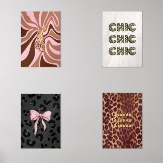 マクシマリストLeopard Print Wall Art - 4 – ピースはっきりした &