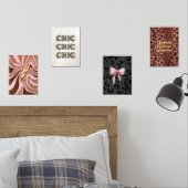 マクシマリストLeopard Print Wall Art - 4 – ピースはっきりした & (寝室)