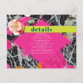 マクシマリストMarbled結婚フローラ詳細 エンクロージャーカード (正面)