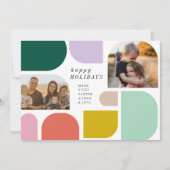 マクシミカラフルリストフラットホリデーカード シーズンカード (正面)