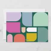 マクシミカラフルリストフラットホリデーカード シーズンカード (裏面)