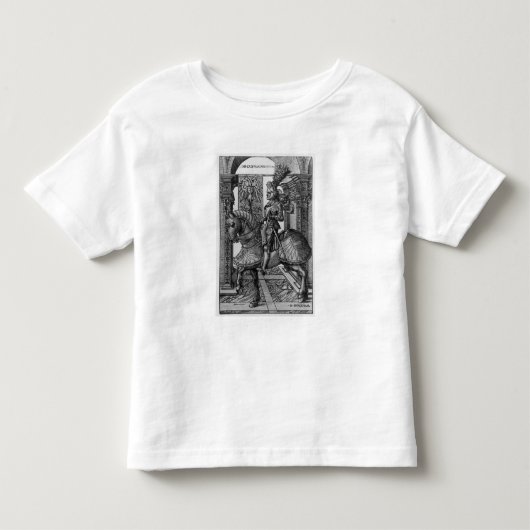 マクシミリアンの乗馬のポートレートI c.1508 トドラーTシャツ (正面)