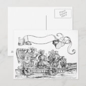 マクシミリアンの凱旋門の一場面 ポストカード (正面/裏面)