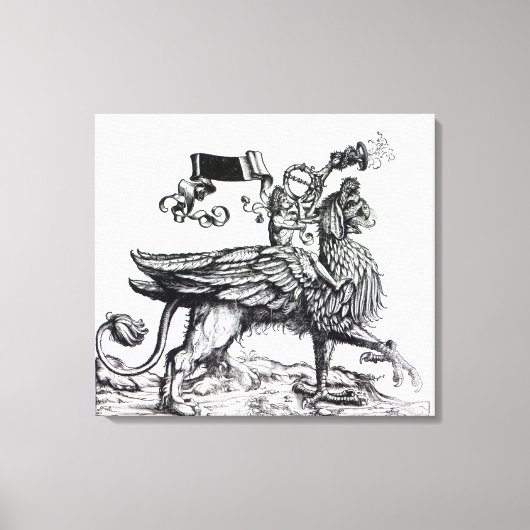 マクシミリアンの勝利の行列の場面 キャンバスプリント (正面)