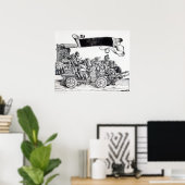 マクシミリアンの勝利の行列の場面 ポスター (ホームオフィス)