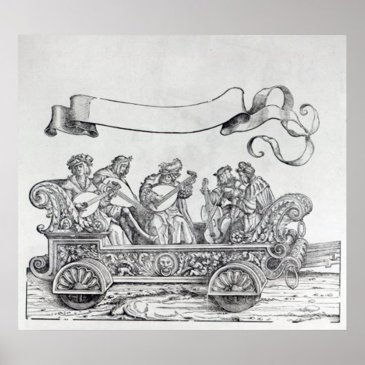 マクシミリアンの勝利の行列の場面 ポスター (正面)