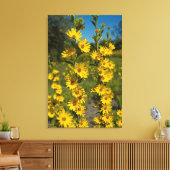 マクシミリアンひまわり (Helianthus Maximiliani) キャンバスプリント (インサイチュ (リビング))
