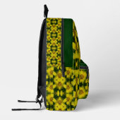 マクシミリアンサンフラワーパーソナライズされた抽象芸術 プリントバックパック (左)