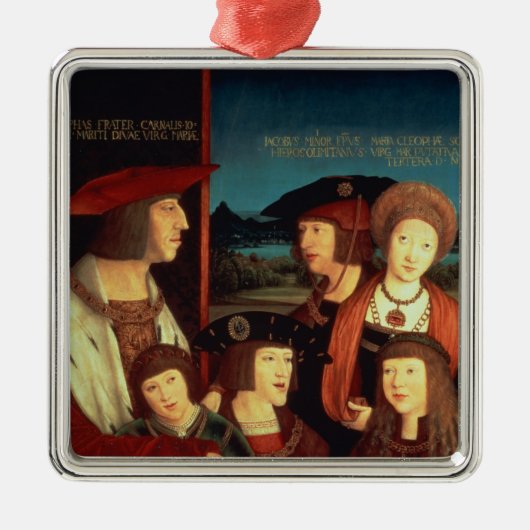 マクシミリアン彼の最初妻とのI メタルオーナメント (正面)