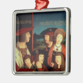 マクシミリアン彼の最初妻とのI メタルオーナメント (左)