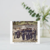 マクシミリアン皇帝のエドゥアール・マネによる処刑 ポストカード (スタンド正面)