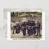 マクシミリアン皇帝のエドゥアール・マネによる処刑 ポストカード (正面/裏面)