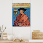 マクシミリアン皇帝I - Albrecht Durer - c1519 ポスター (キッチン)