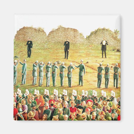 マクシミリアン1世の処刑 マグネット (正面)