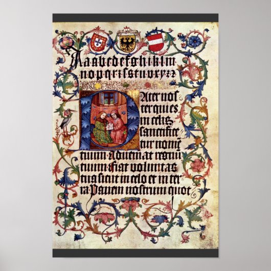 マクシミリアン1代天皇のポートレートとその先生B ポスター (正面)