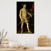 マクシミリアン2代天皇ポートレート1557年 ポスター (キッチン)