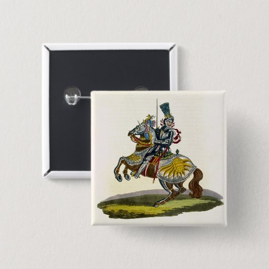 マクシミリアンIのドイツおよび神聖なローマのEmperの王 缶バッジ (正面&裏面)