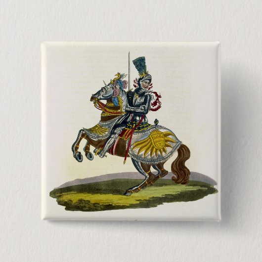 マクシミリアンIのドイツおよび神聖なローマのEmperの王 缶バッジ (正面)