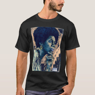 マクシミリアーノ・ロペス・バリオスによるニナ・シモン Tシャツ