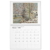 マクシム·モフラ2020印象派アートカレンダー カレンダー (2月 2026)