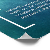 マクスウェルの方程式 – 数学ポスター ポスター (角)