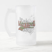 マクスウェルタータンチェック グランジ フロストグラスビールジョッキ (左)