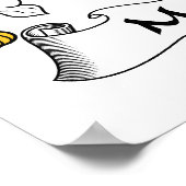 マクスウェル家紋 ポスター (角)