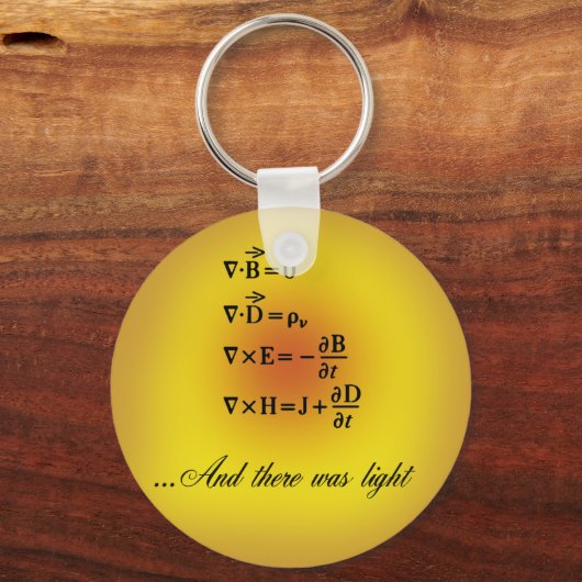 マクスウェル方程式 キーホルダー (正面)