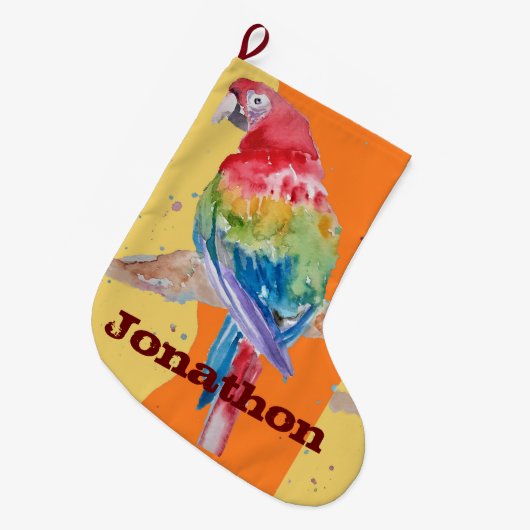 マクズマコーパロットボーイズ名クリスマスストッキング ラージクリスマスストッキング (正面 (吊り時))