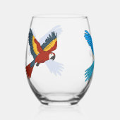 マクズ ステムなしワイングラス (正面)