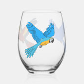 マクズ ステムなしワイングラス (左)