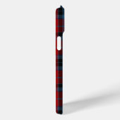 マクタヴィッシュ タータン 赤と青のチェック柄 Case-Mate iPhoneケース (裏面 / 右)