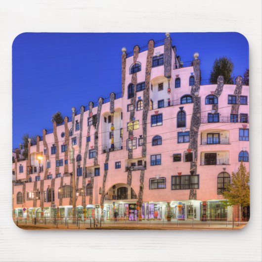 マクデブルクの写真のHundertwasser マウスパッド (正面)