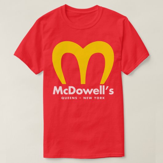 マクドウェルズ Tシャツ (デザイン正面)