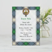 マクドウォール氏族の紋章（クラン・マクドウォール・クレスト） 招待状 (スタンド正面)